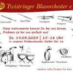 Instrumentenkarussel vom Twistringer Blasorchester
