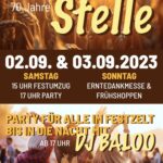 70 Jahre Erntefest Stelle