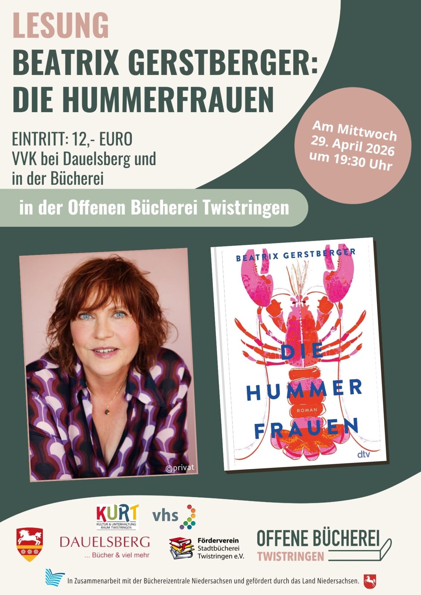 Beatrix Gerstberger liest "Die Hummerfrauen"