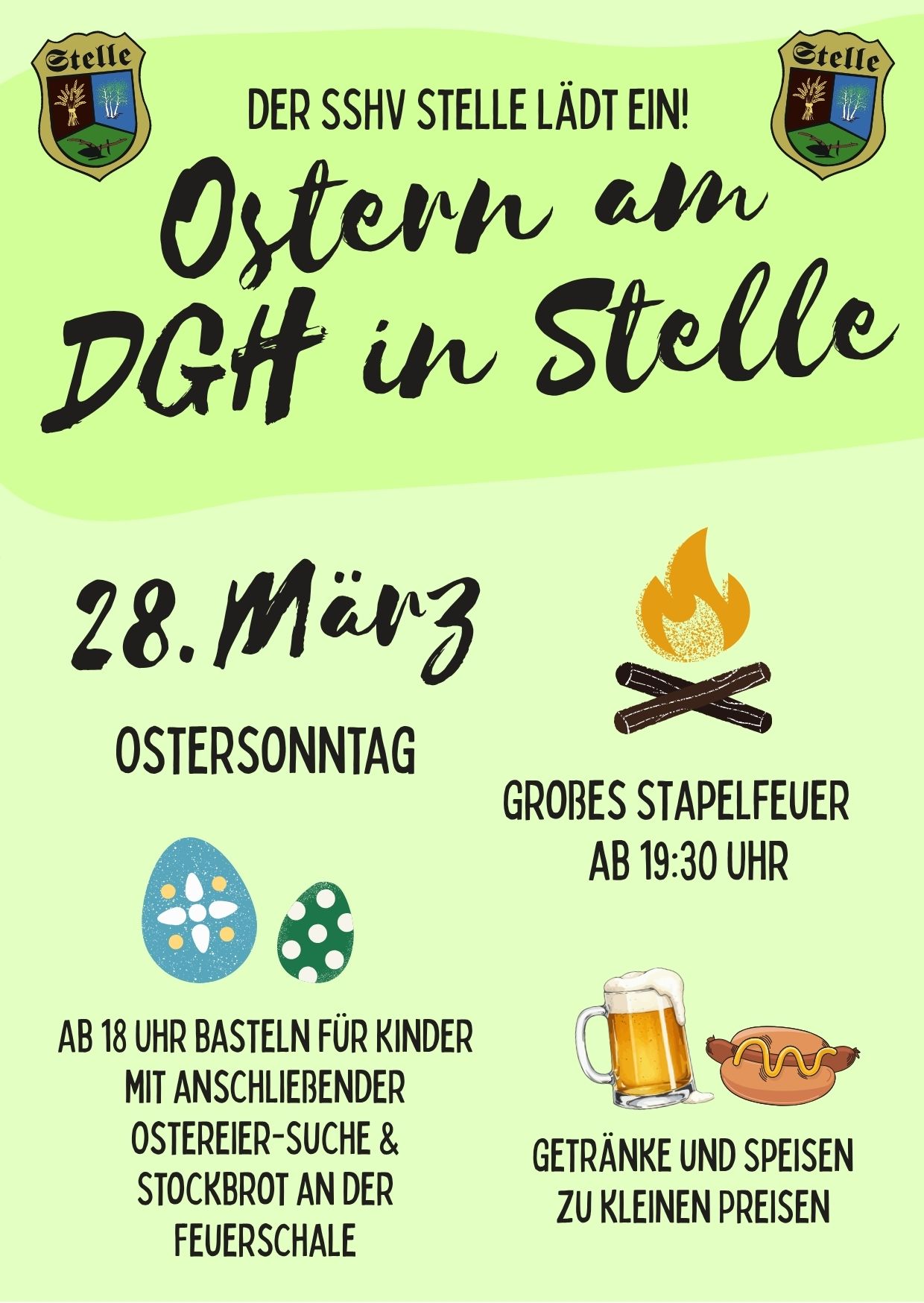 Ostern am DGH in Stelle